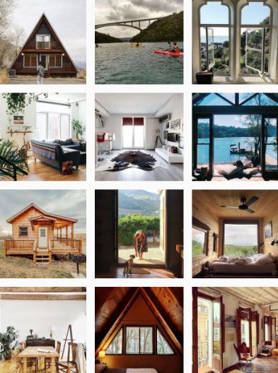 Airbnb newsfeed