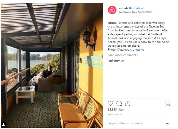 Airbnb Marketing Photo Captions