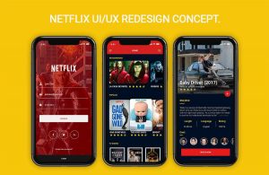 Netflix UI/UX design 