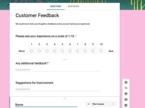 customer surveys