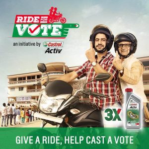 Castrol election vote campaign