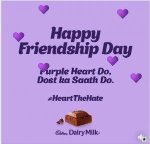 Cadbury happy friendship day