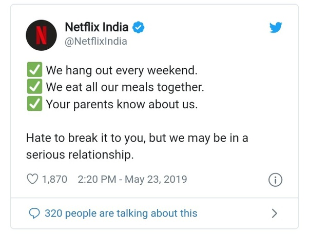 Netflix Twitter Account 